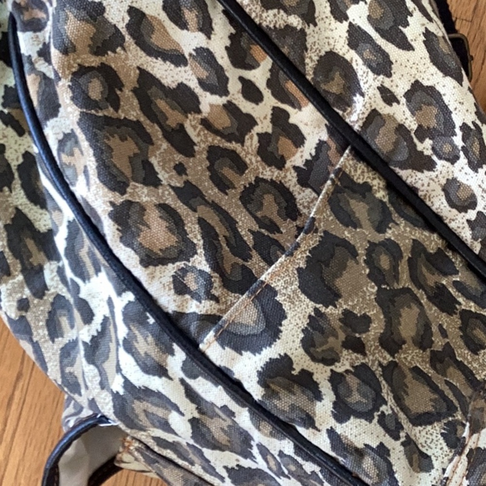 Leopard Print Backpack - Picture 8 of 8